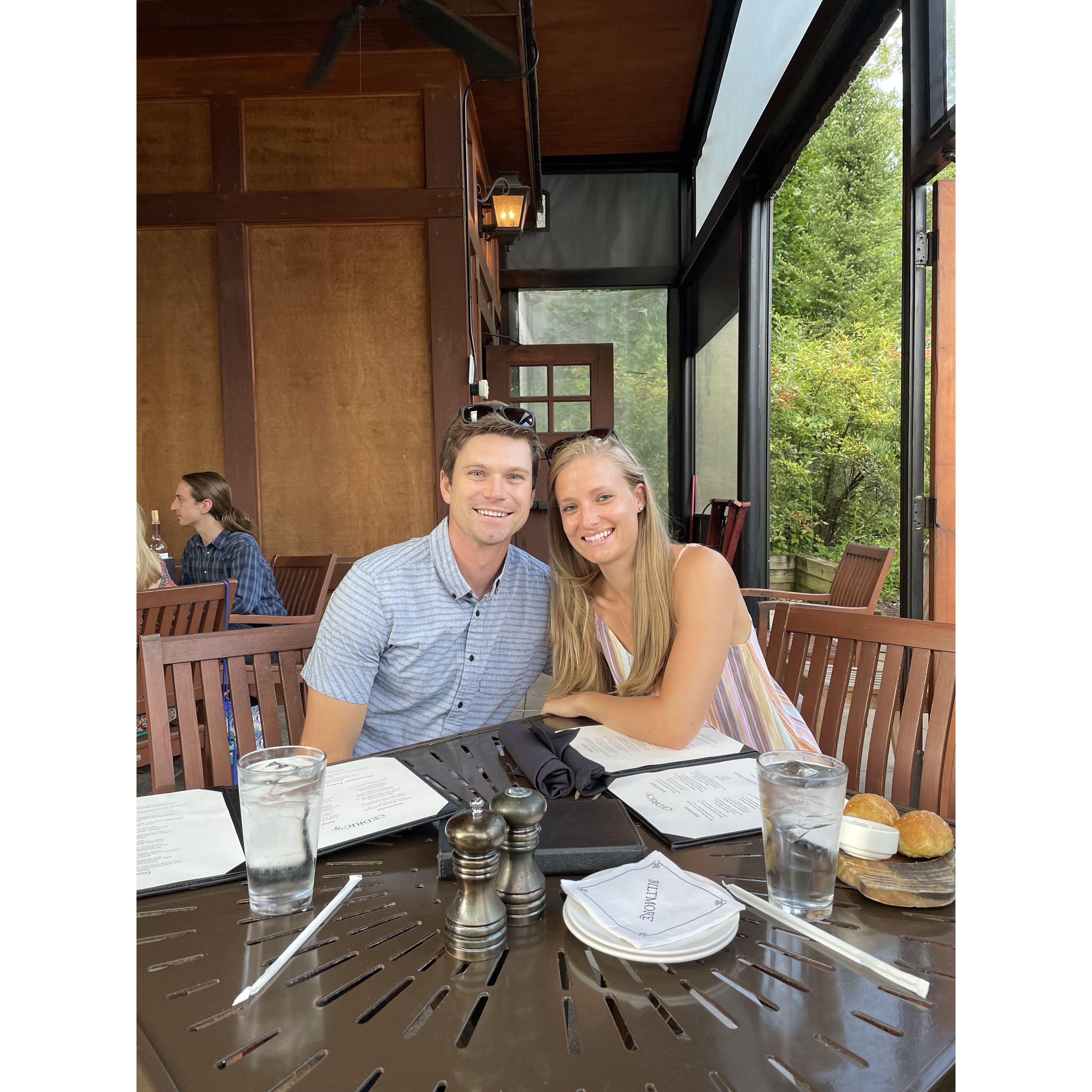 First date at Biltmore (we now go often)