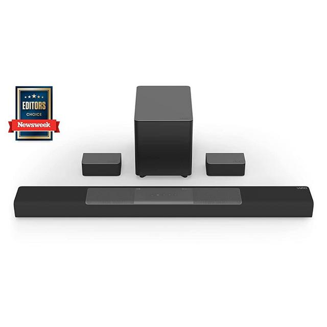 VIZIO M-Series 5.1 Premium Sound Bar with Dolby Atmos, DTS:X, Bluetooth, Wireless Subwoofer, Voice Assistant Compatible, Includes Remote Control - M512a-H6