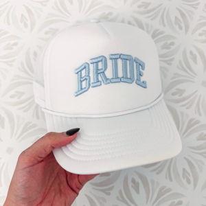 Personalized Bride Hat, Bride Puff Embroidered Foam Trucker Hat, Custom Bride Foam Trucker Hat, Bride to Be Trucker Hat BRIDEF-EM - Etsy