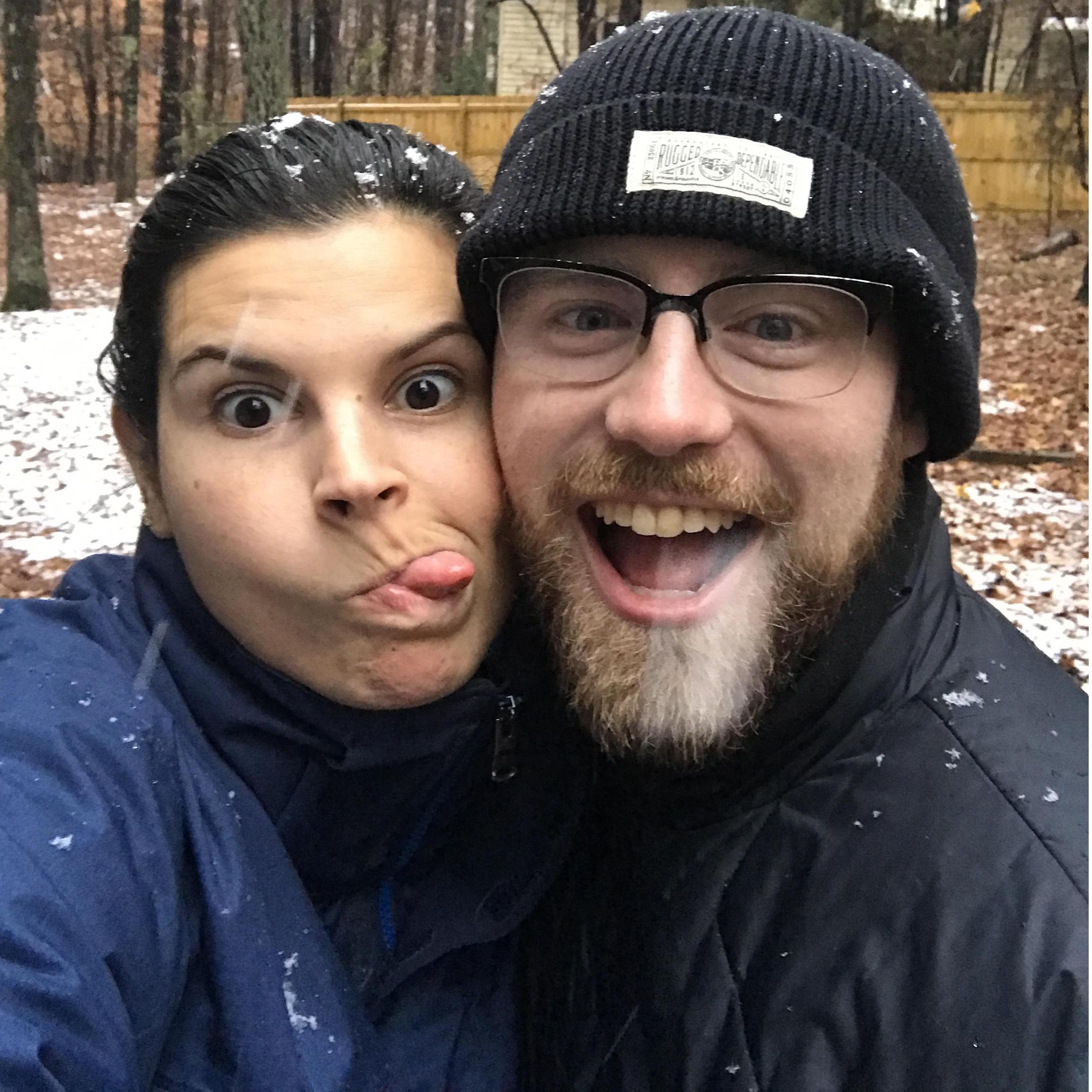 Our first Snow! - December 2017