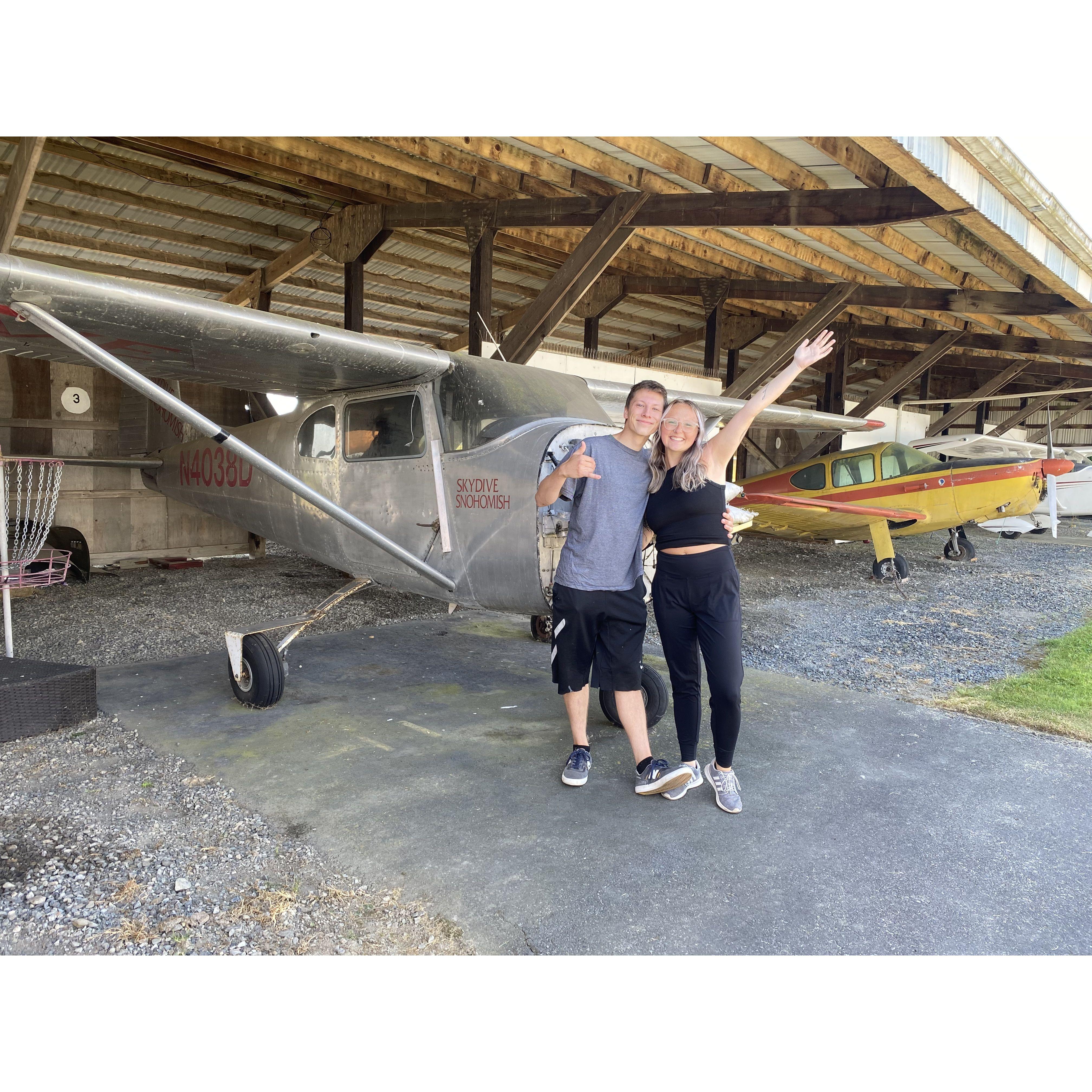 Summer 2021- First time skydiving