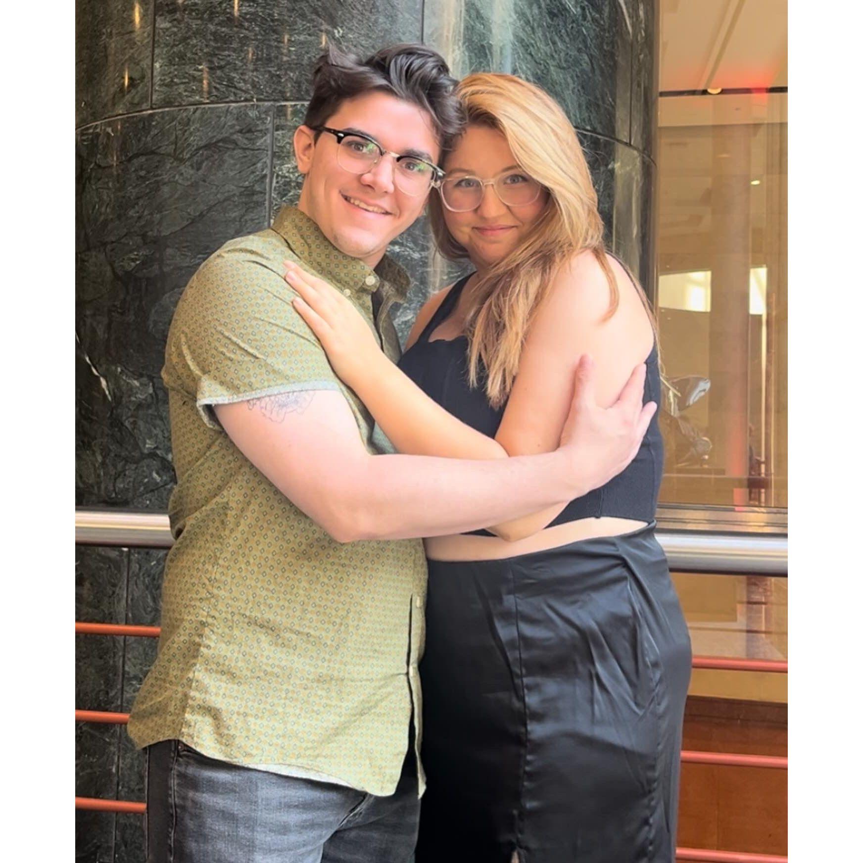 When we saw Hadestown in Charlotte!