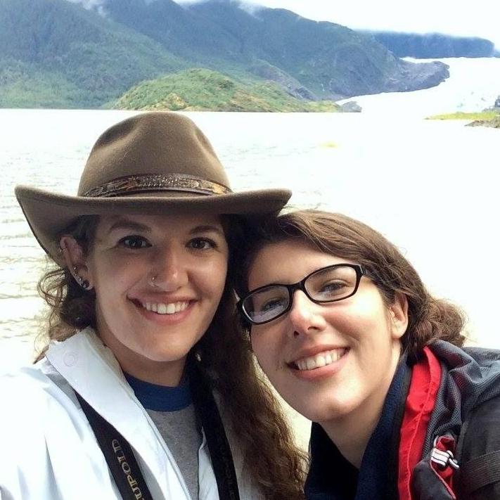 Rachel and her sister, Sarah, explore Alaska