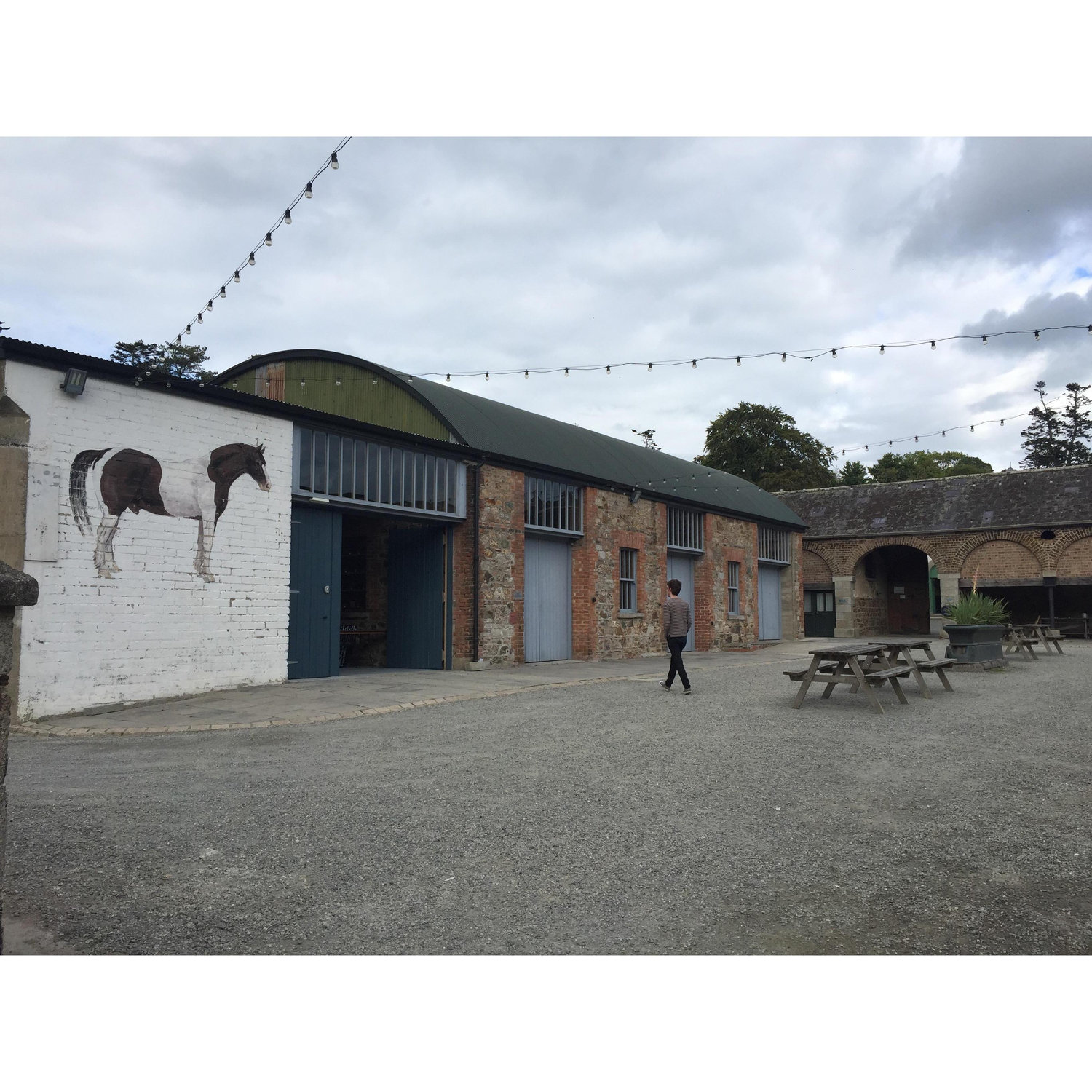 The outside of the Grain Store barn, where our wedding reception will be!
