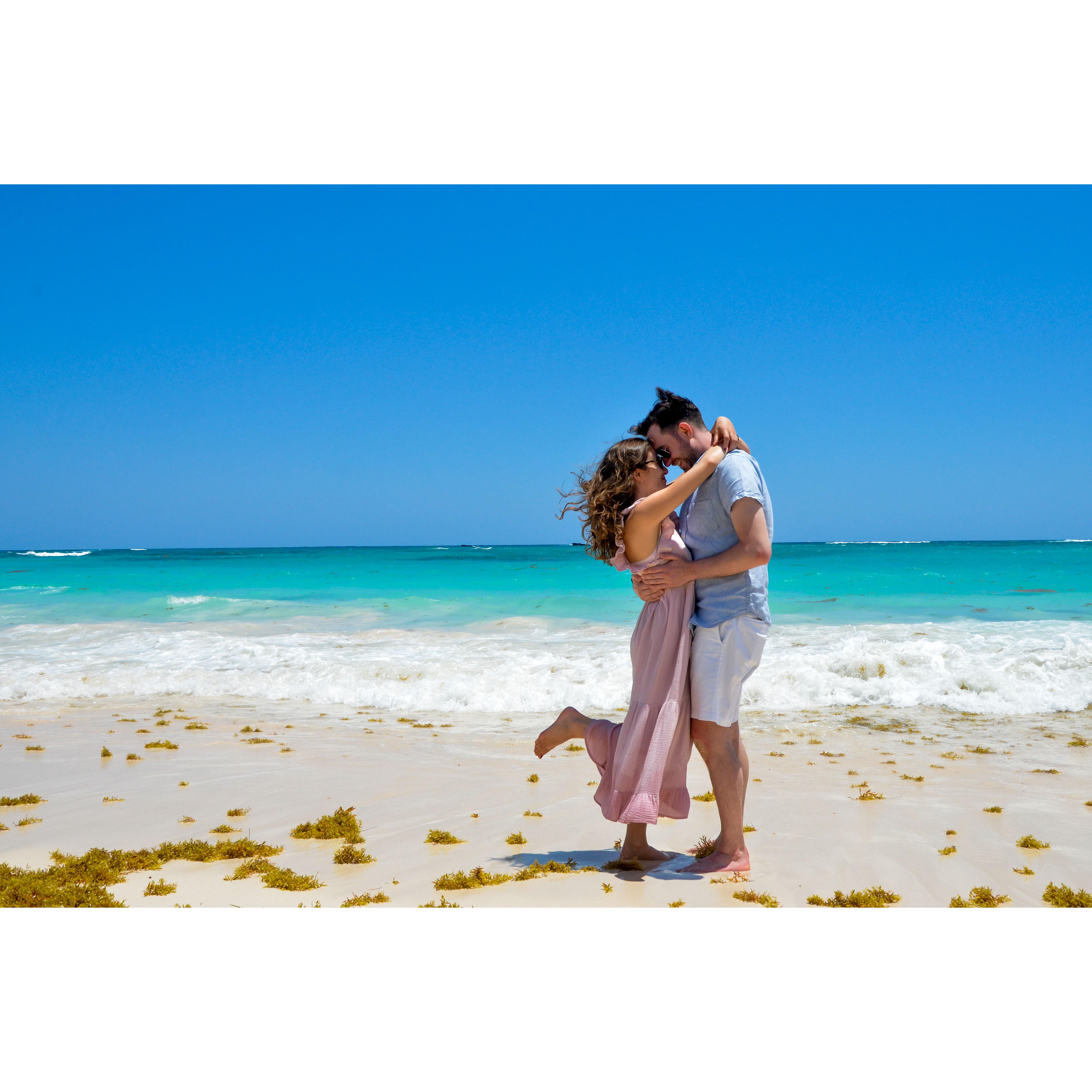 accidental engagement shoot in punta cana