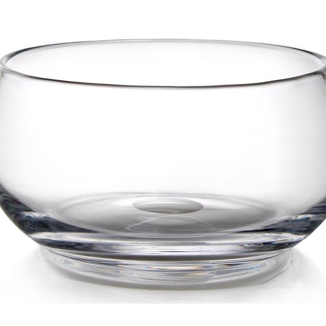 Moderne Glass Modern Decorative Bowl in Clear
