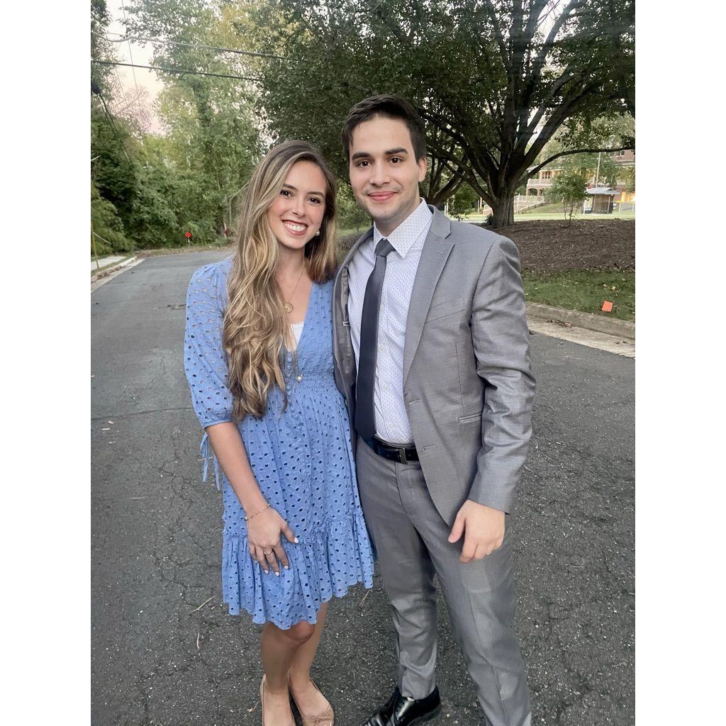 Our first church caravan as a couple