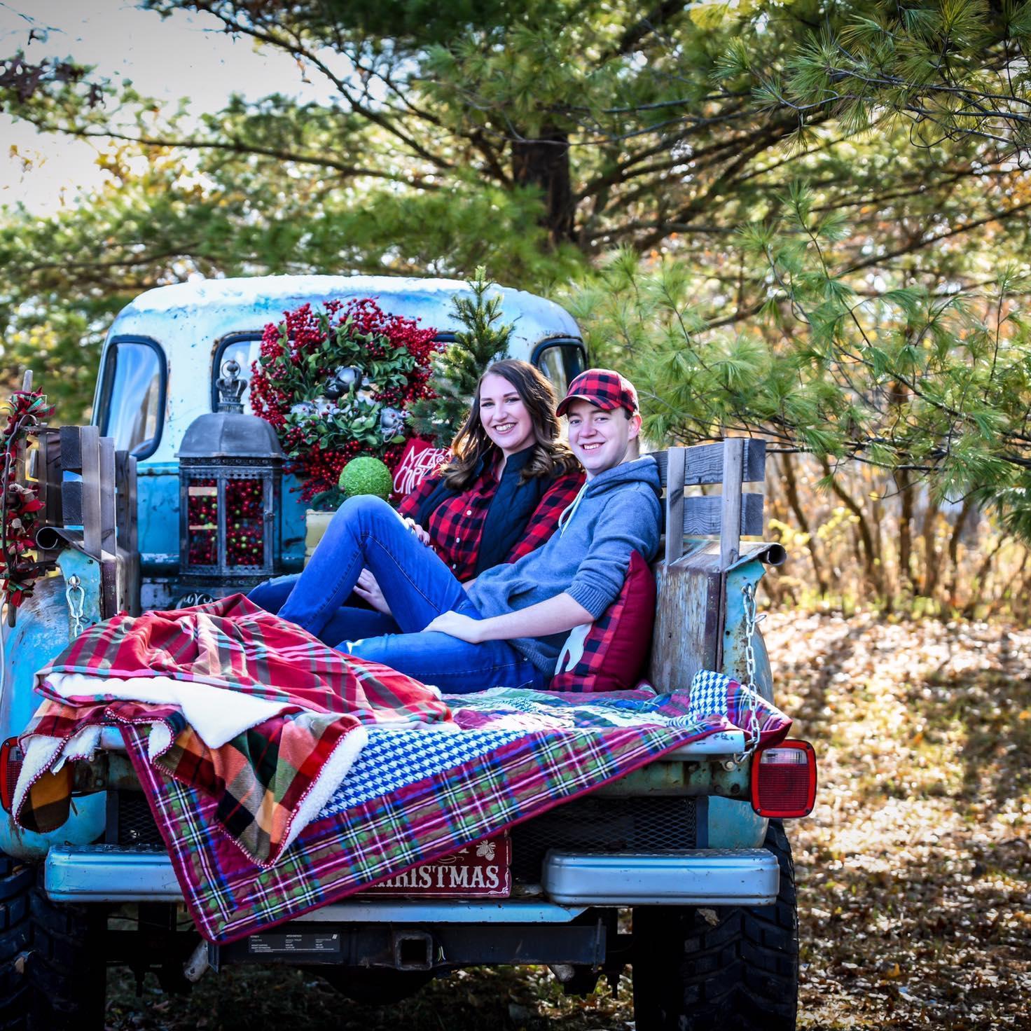 Our first Christmas photos together with the Enervold's.