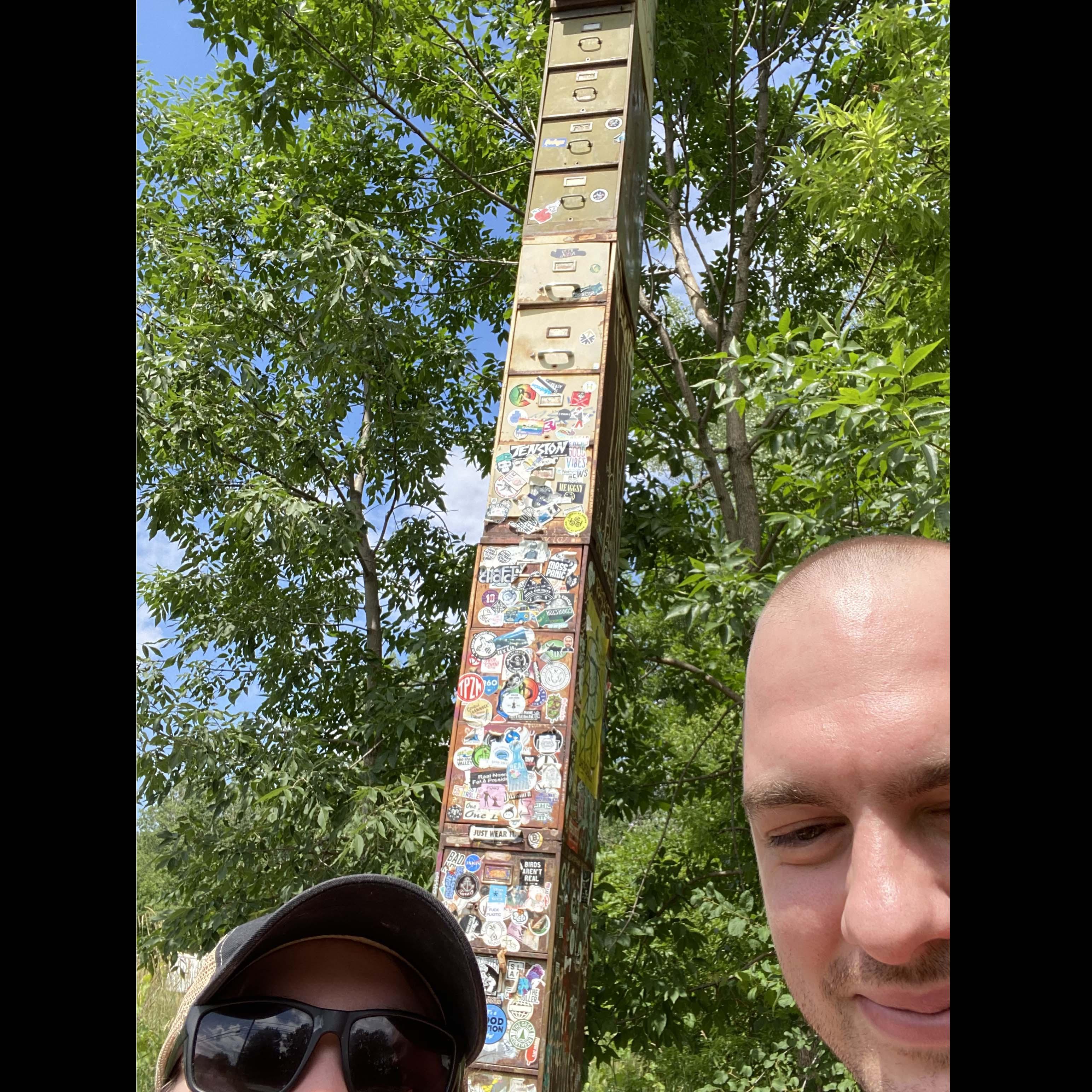 At the World's Tallest Filing Cabinet!