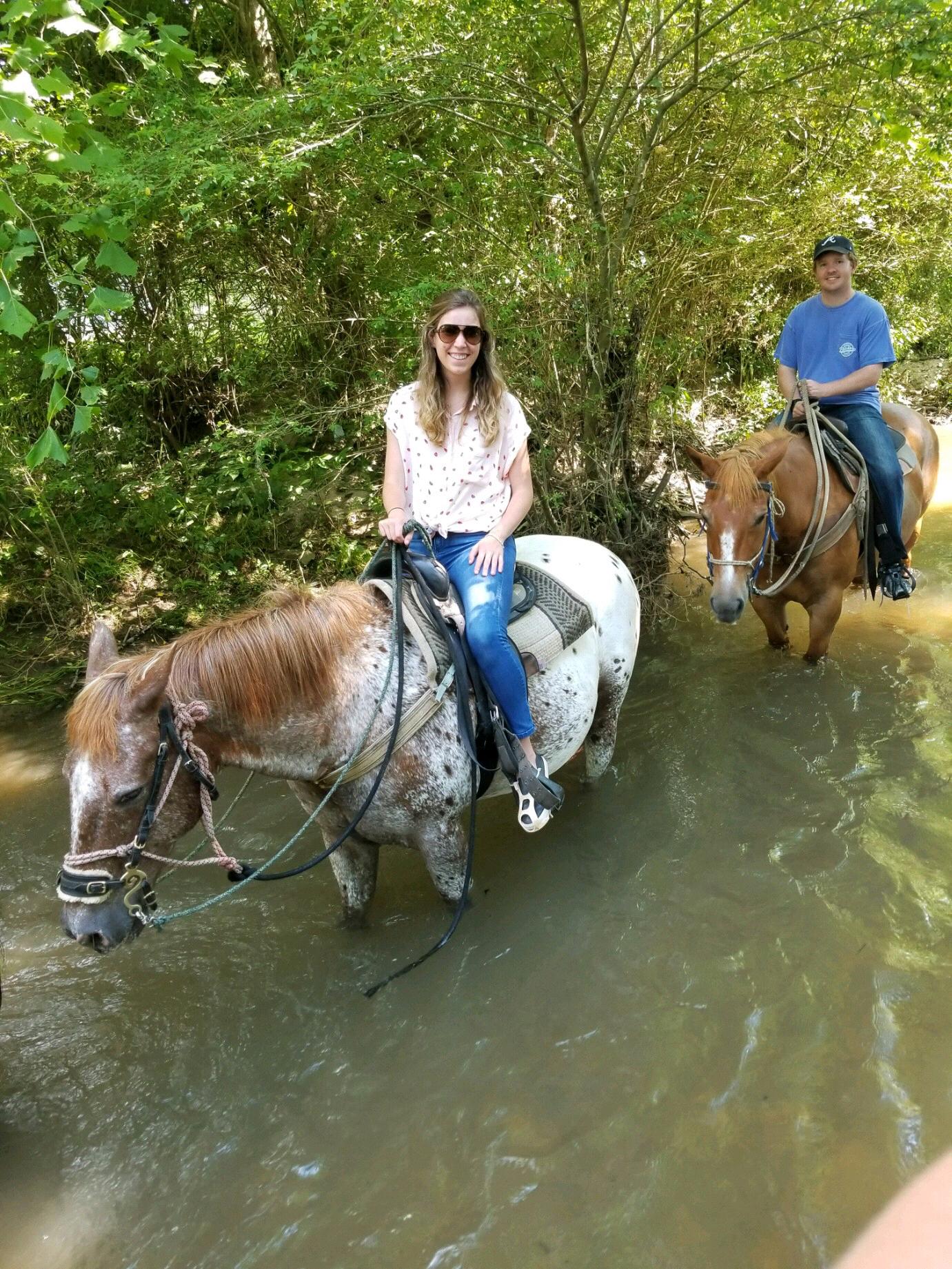 Horseback riding near Highlands, 2018!