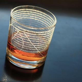 Pi Theorem Rocks Glass, Set of 2