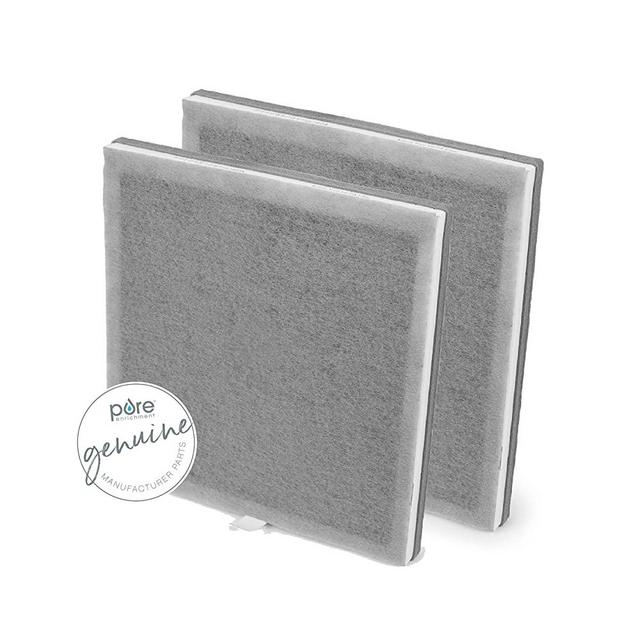 Pure Enrichment Genuine 3-in-1 True HEPA Replacement Filter for the PureZone Air Purifier - 2 Pack (PEAIRPLG)