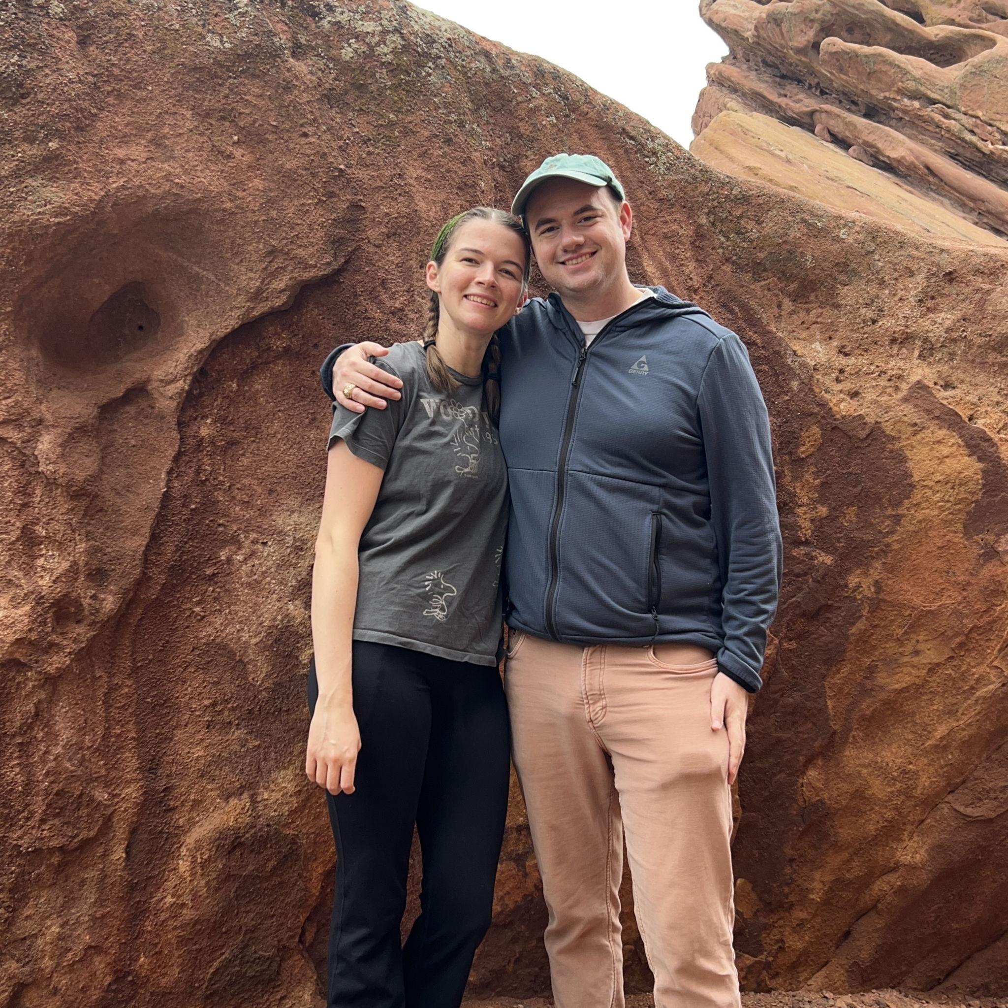 Hiking around Red Rocks in Colorado!