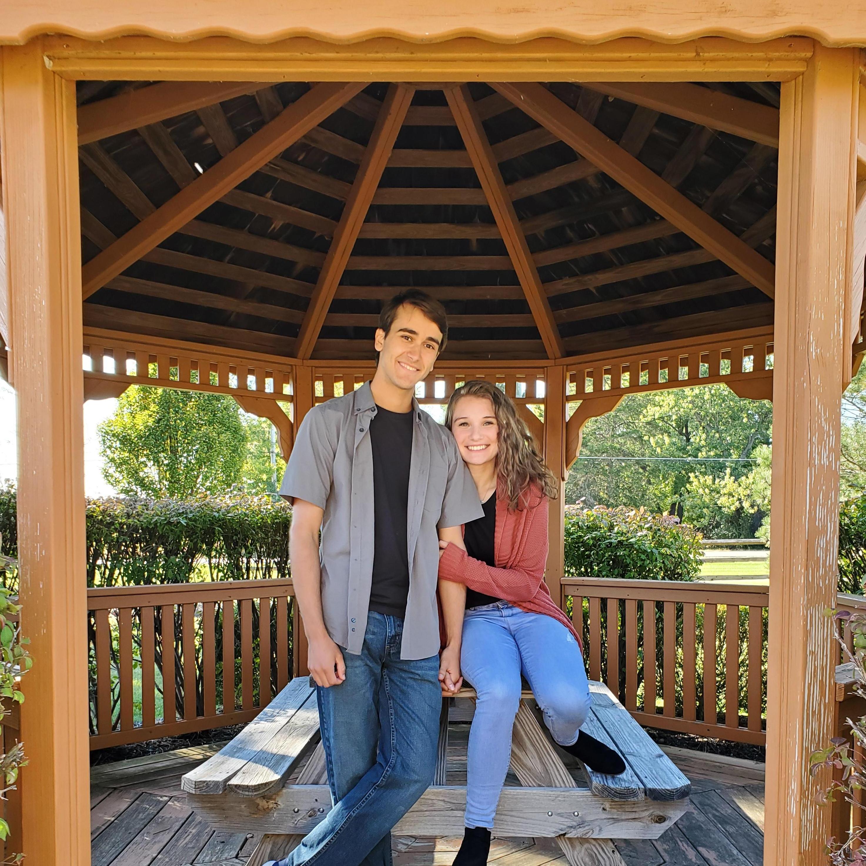 From pictures Tyler's sister Jessica took for us in October of 2020.