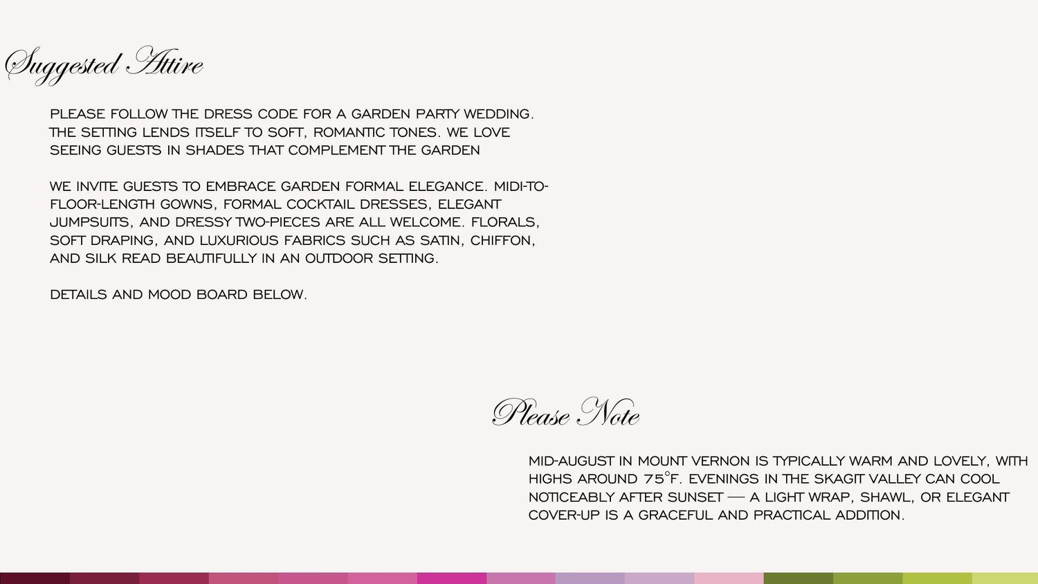 The Wedding Website of Vanessa Radke and Connor Shira
