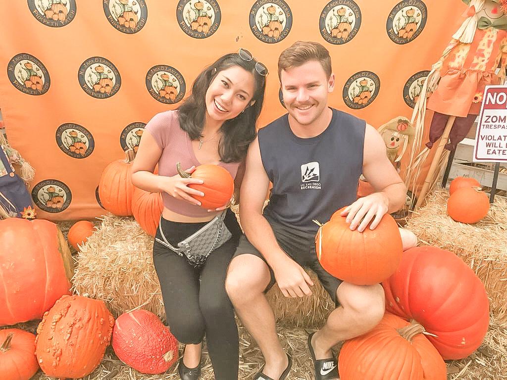 Our first pumpkin patch