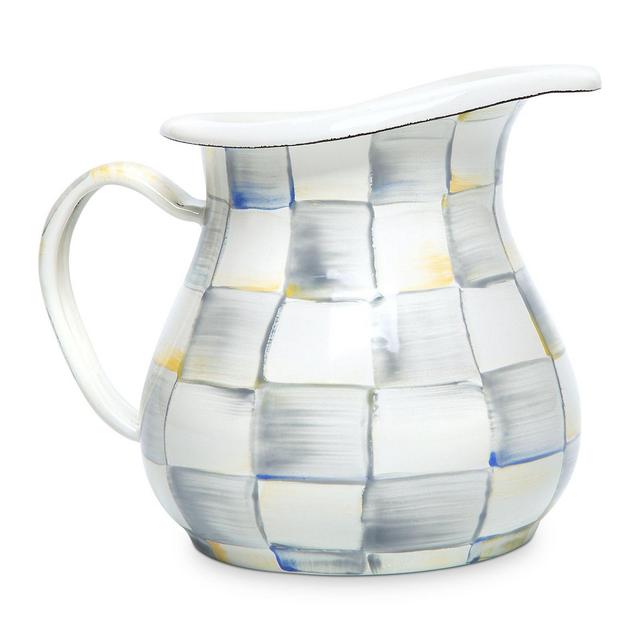 Mackenzie-Childs Sterling Check Creamer