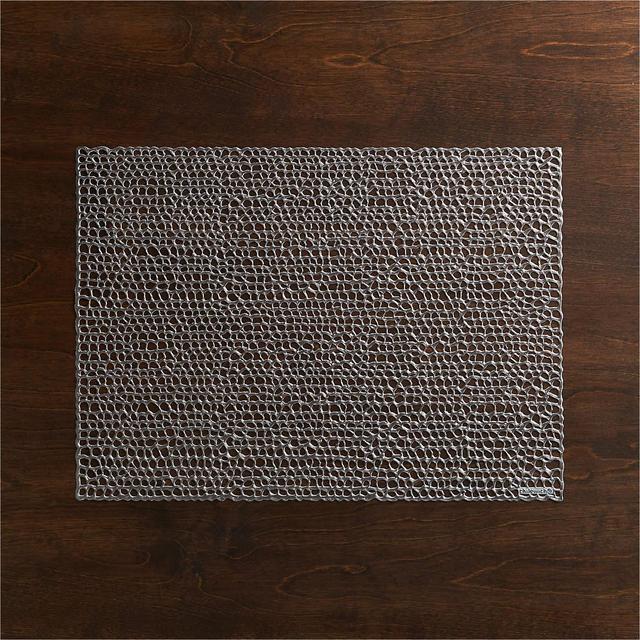 Chilewich ® Gilt Gunmetal Vinyl Placemat