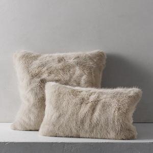 Ultra Faux Fur Pillow Cover - Dune