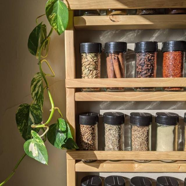 Honey Wall Spice Rack