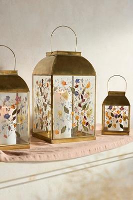Pressed Floral Lantern