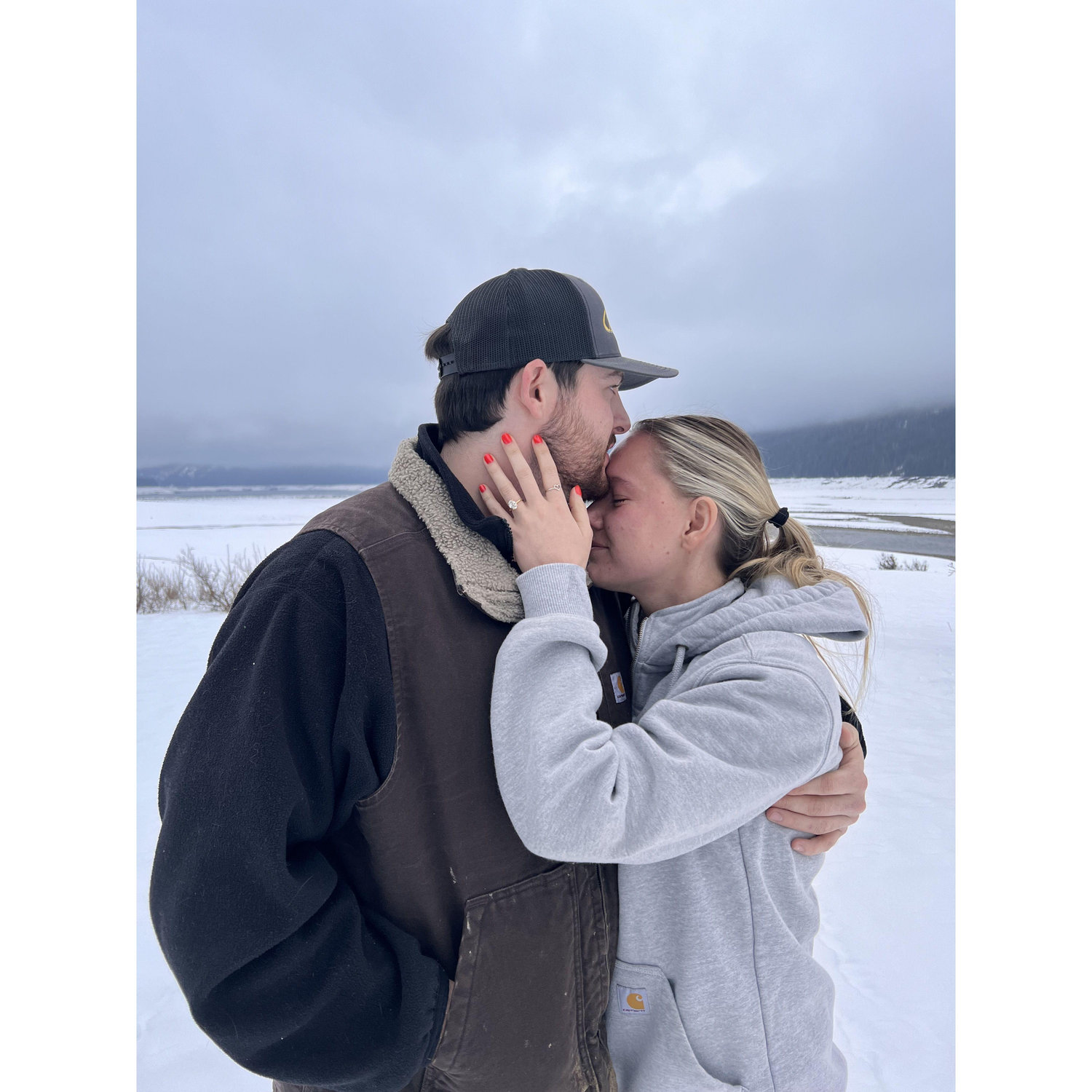 Right after he proposed
