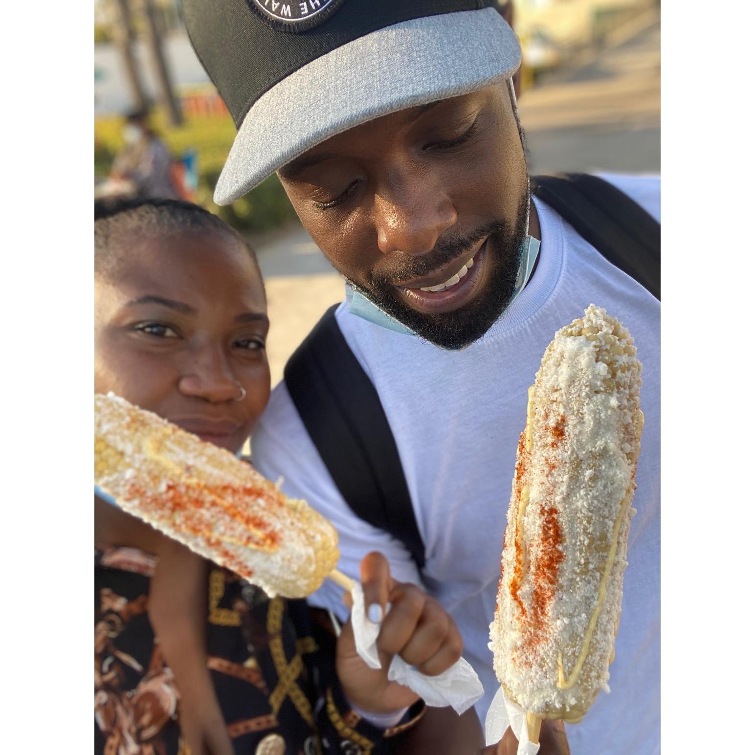 Visiting LaQuan (Devon's Brother) in California!