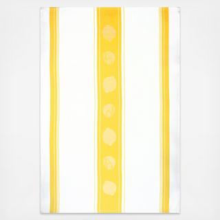 Jacquard Lemons Dish Towel