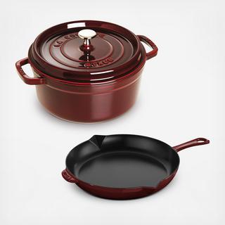 3-Piece Cocotte and Fry Pan Set