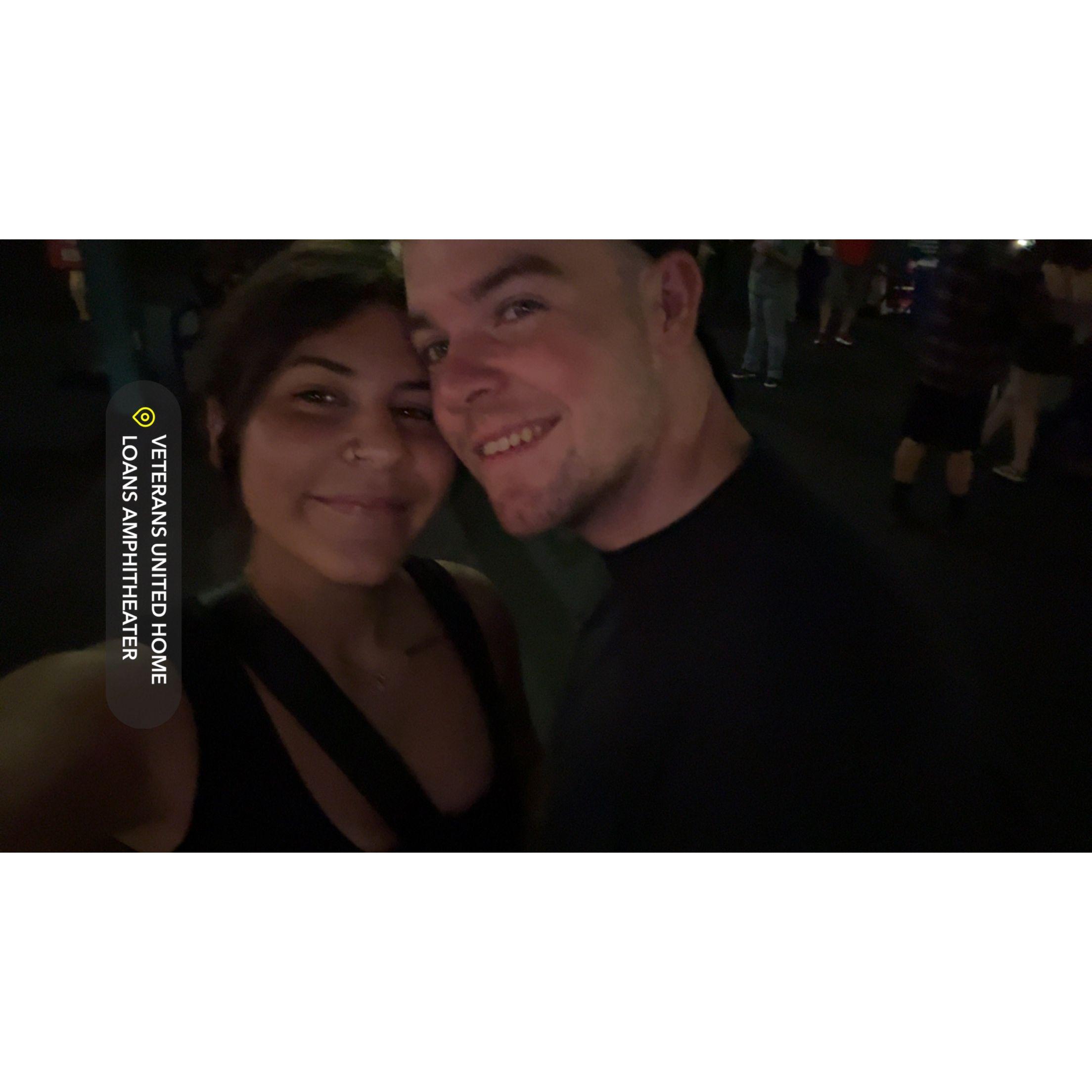 Jacob got Chevelle tickets for his 23rd birthday (Blink182 was not available)