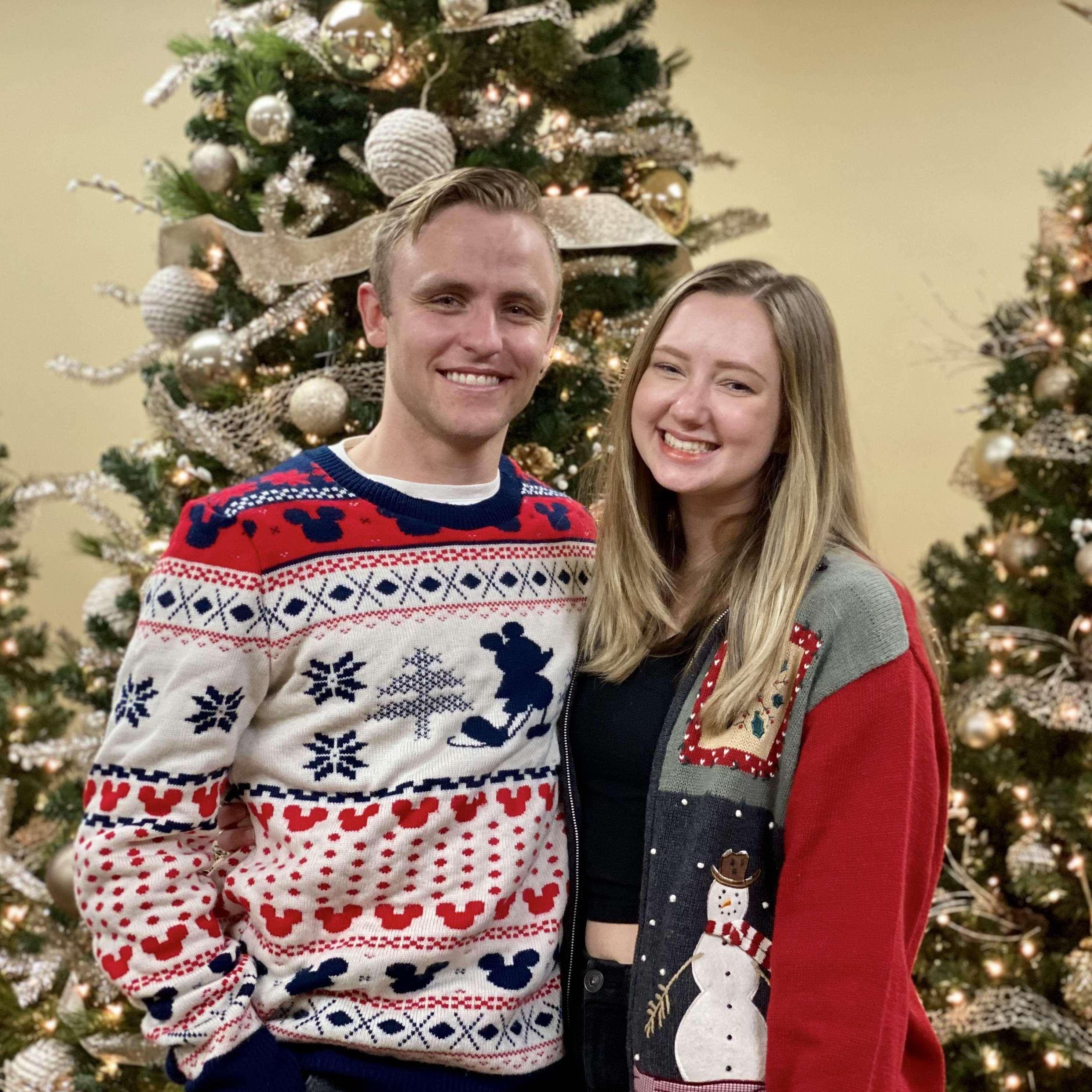 Our first Christmas together. 