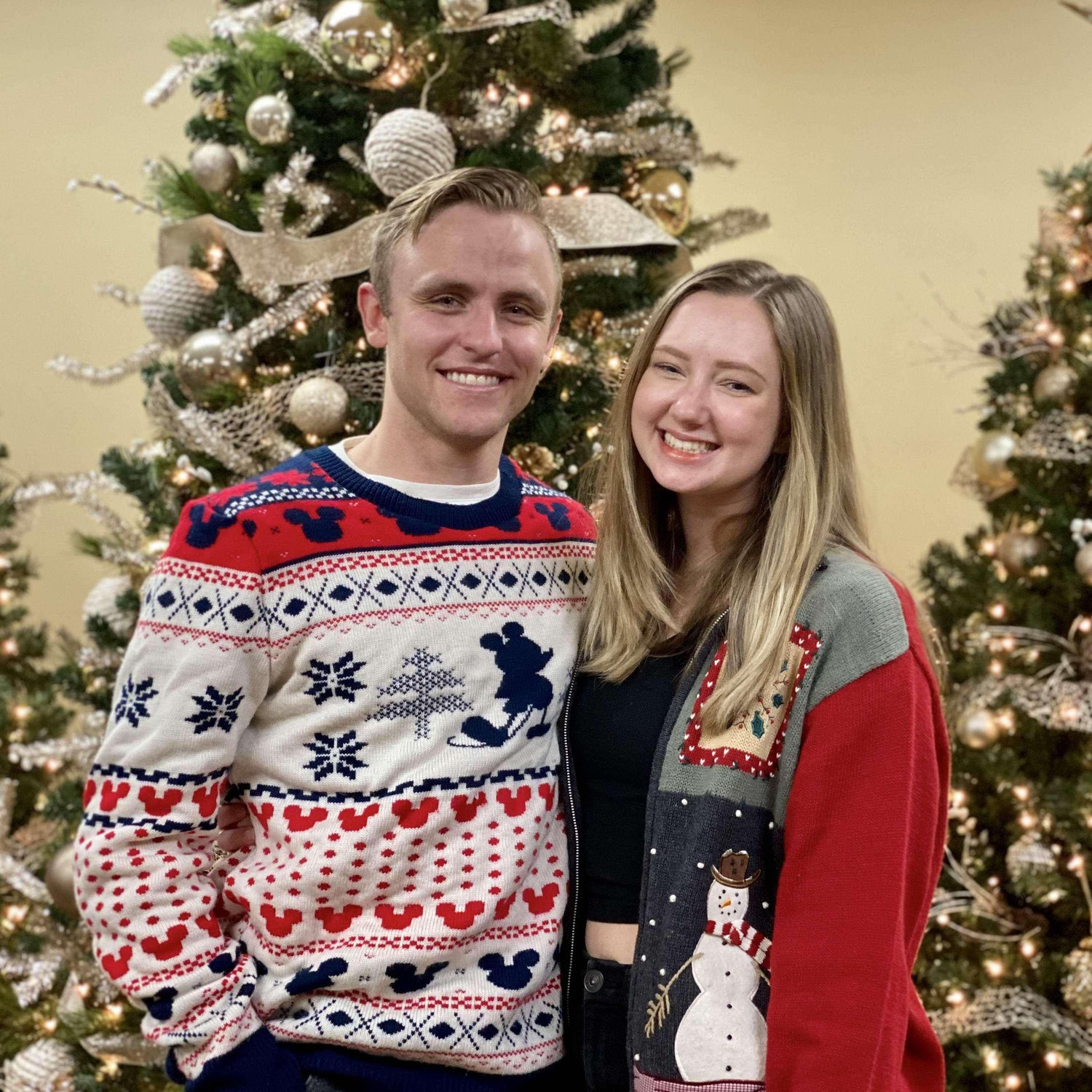Our first Christmas together. 