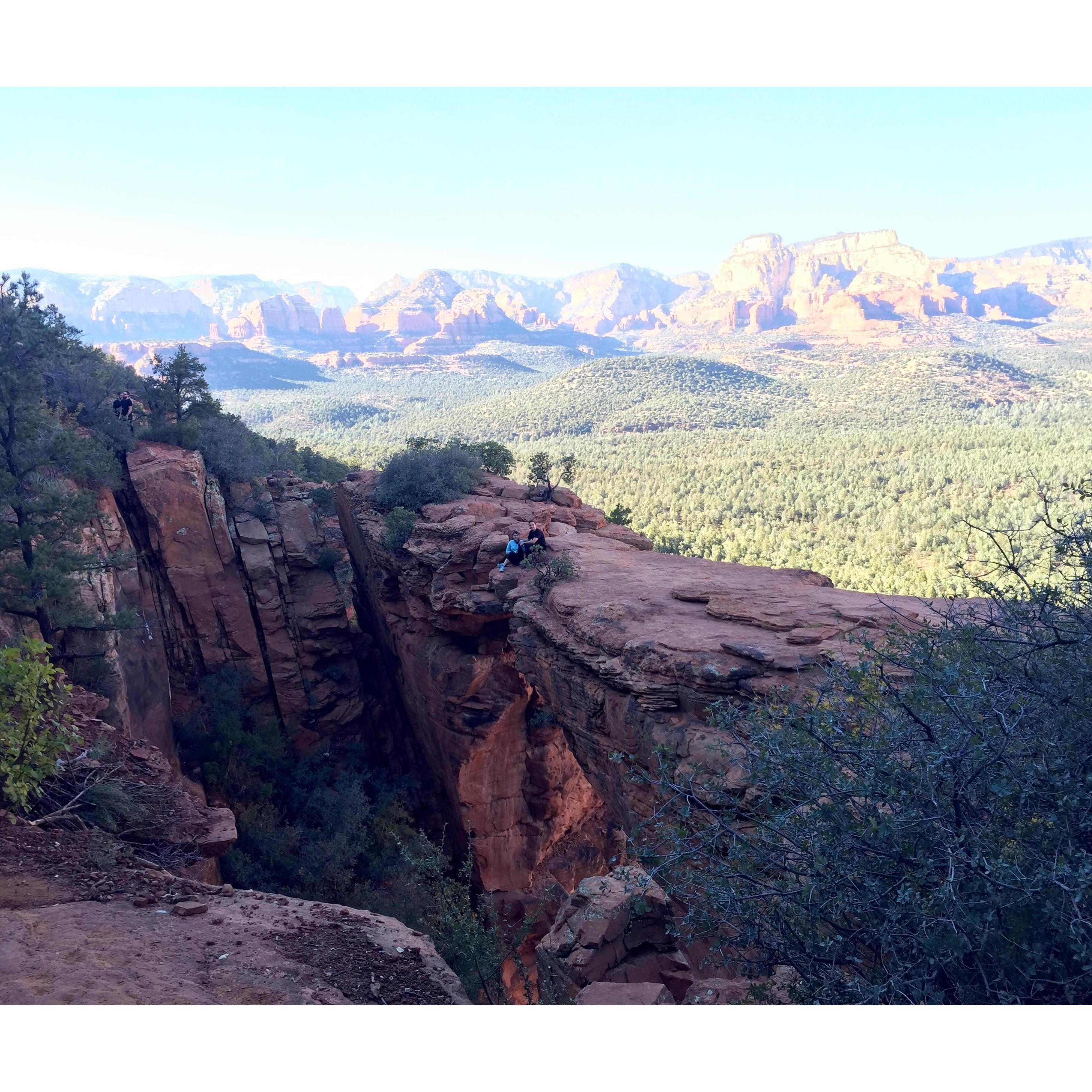 Our first time hiking Devil's Bridge!