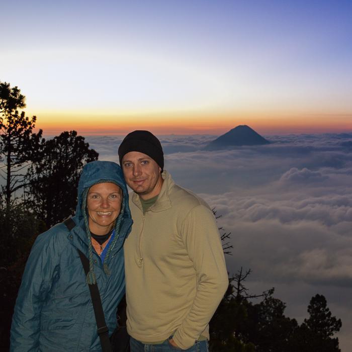 While we lived in Guatemala, we had to take advantage of the location to go on local adventures. At over 13,000 feet and owning nothing but jeans, this was one of our toughest hikes EVER! Acatenengo.