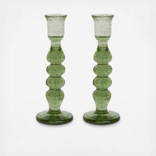 Provence Medium Candlestick Holder, Set of 2