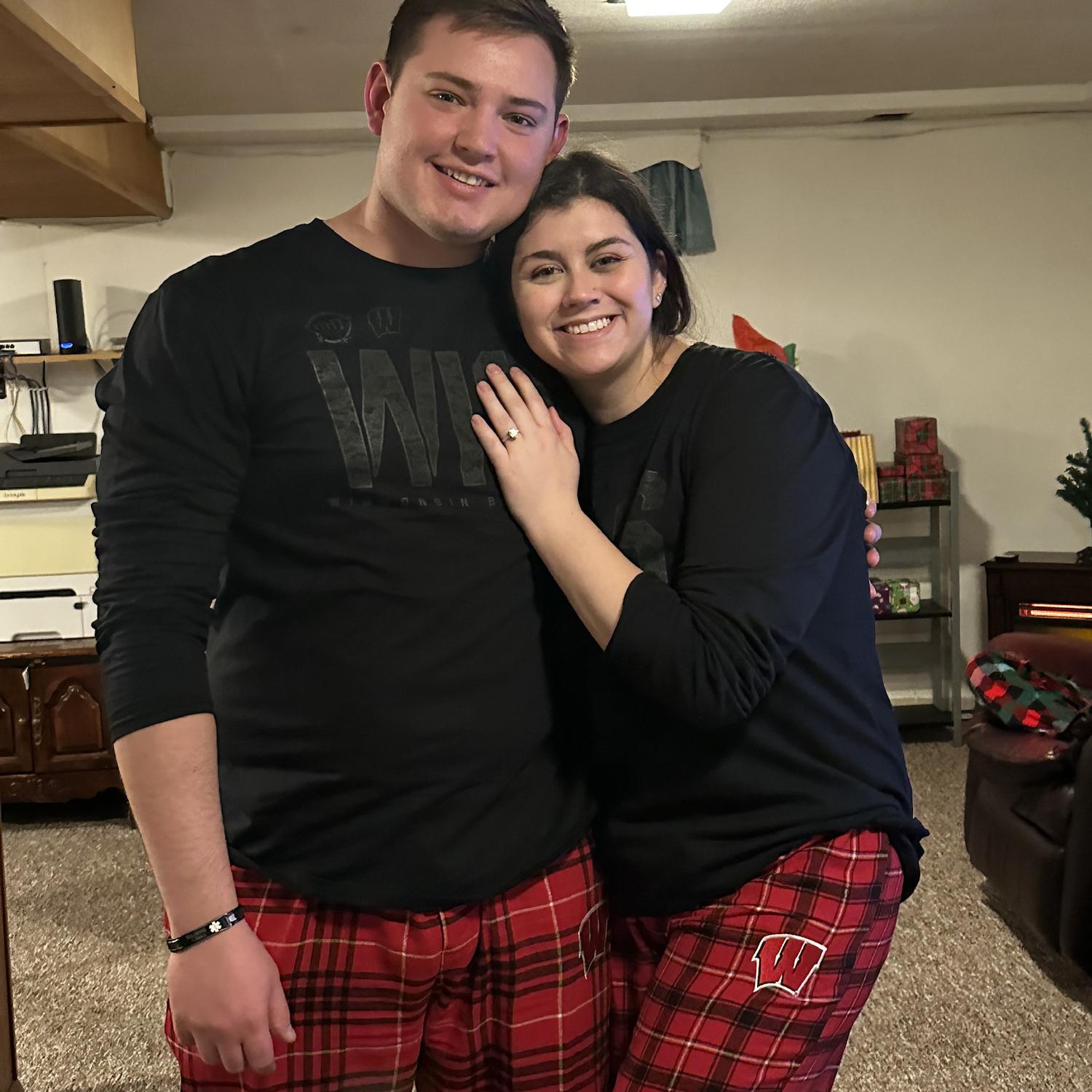 1st  Christmas engaged