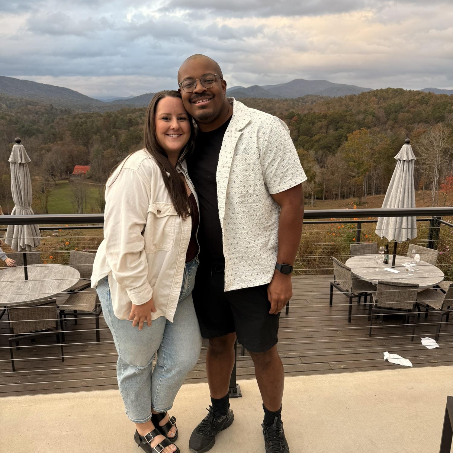 11/3/24- North Georgia mountain winery views. This was us celebrating Gabriela's 30th birthday :)