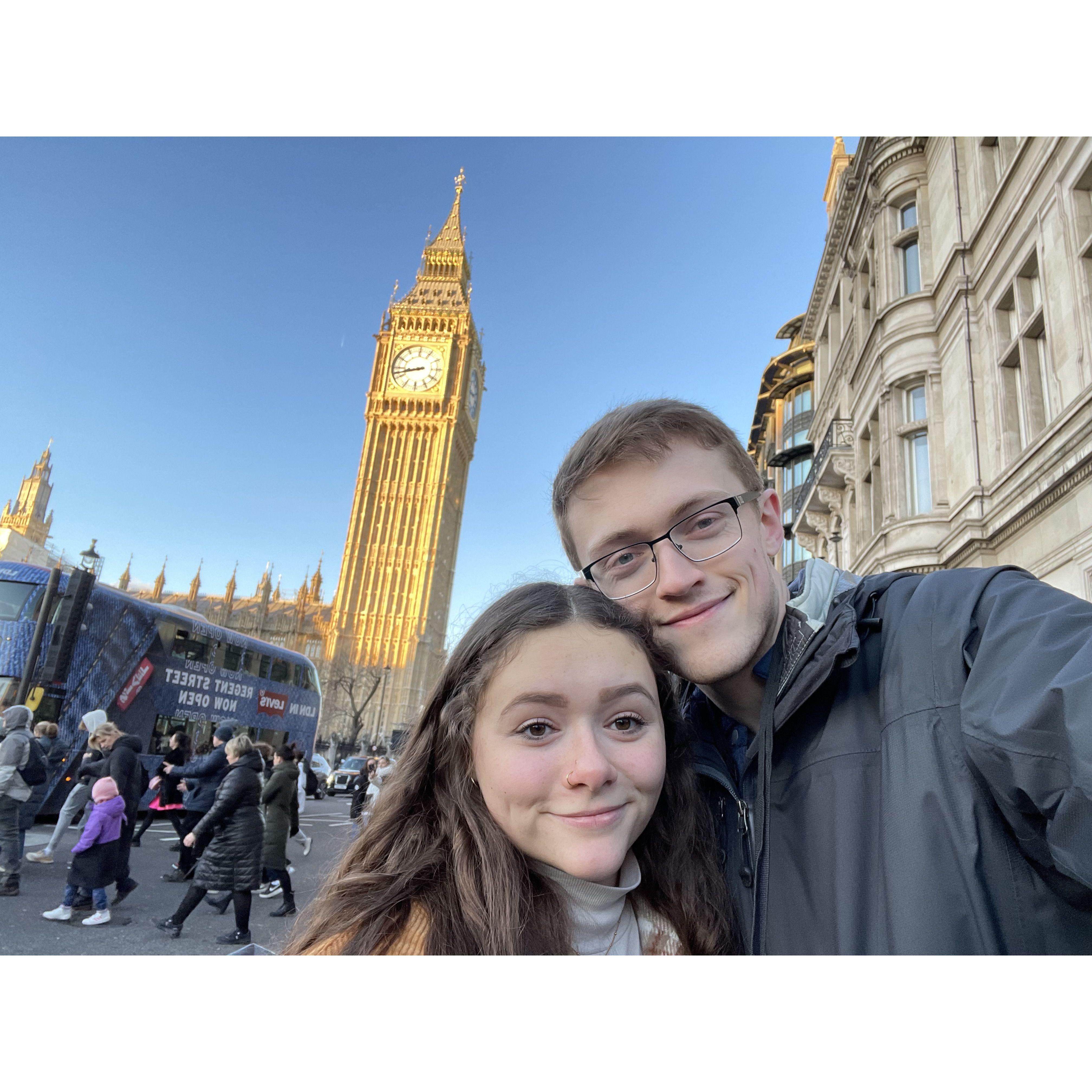 Our trip to London in January 2023.