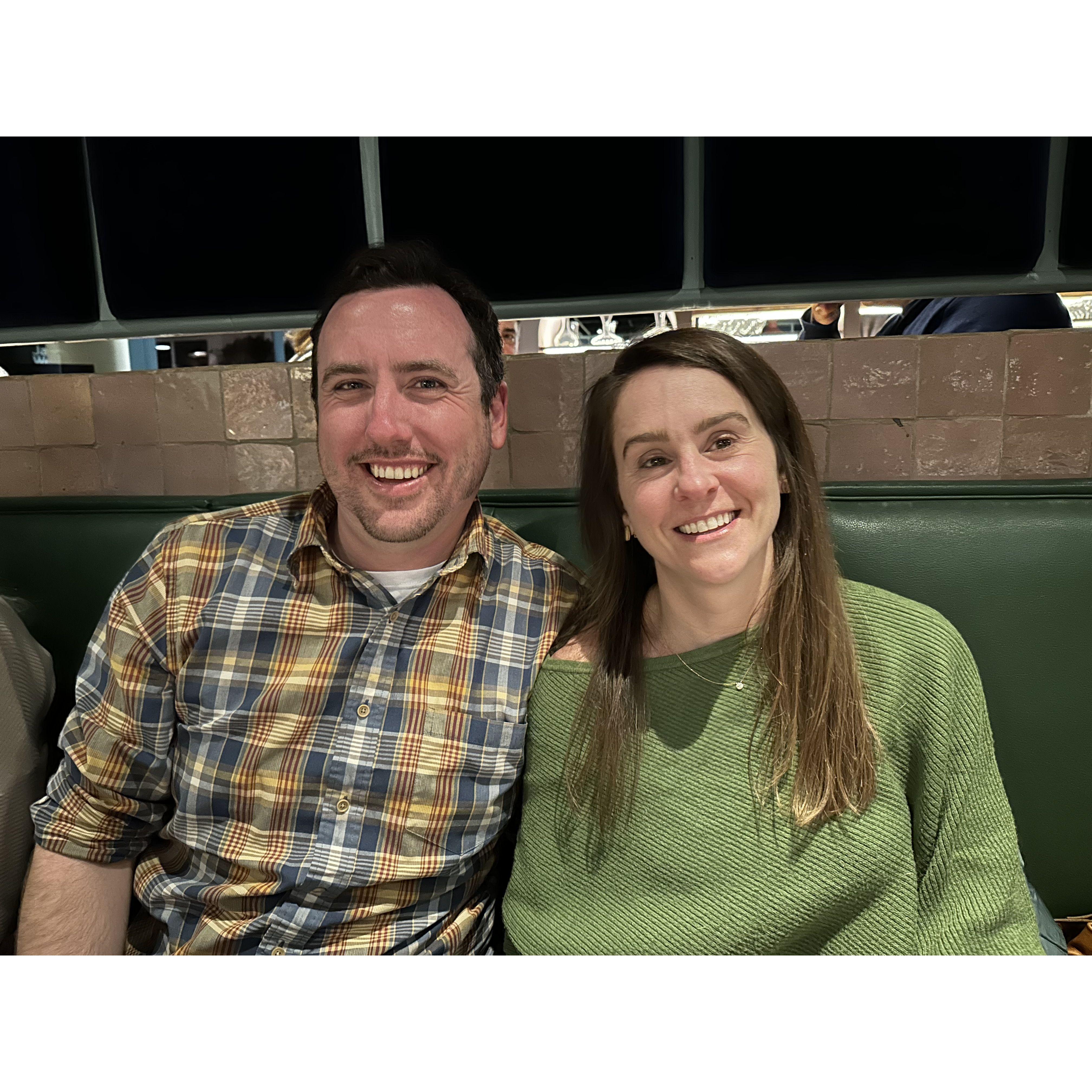 Celebrating Adam's first birthday together in Utah