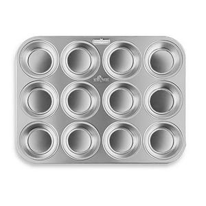 Fox Run® 12-Cup Stainless Steel Muffin Pan