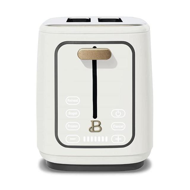 2 Slice Touchscreen Toaster | White Icing by Drew Barrymore, 10.39 x 6.10 x 7.40 Inches