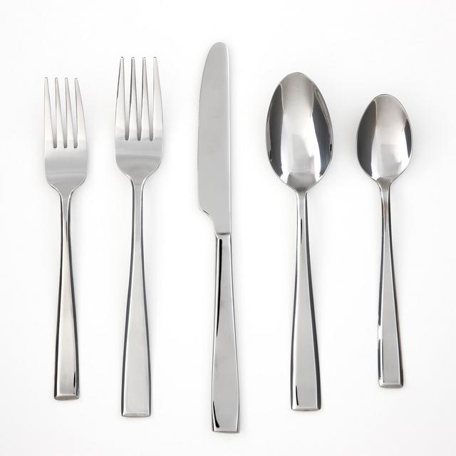 Cambridge Cali Mirror 30-Piece Flatware Set, Service for 6