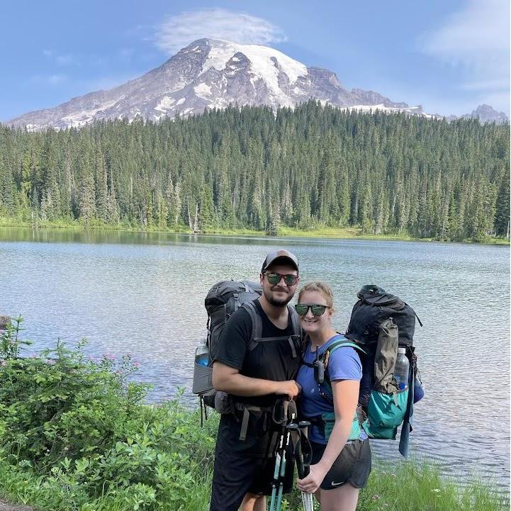 On the Wonderland Trail in August 2021. An amazing 10-day, 93 mile backpacking trip circumnavigating Mt. Rainier in Washington.