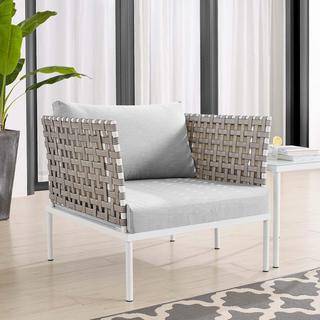Harmony Sunbrella Basket Weave Patio Armchair