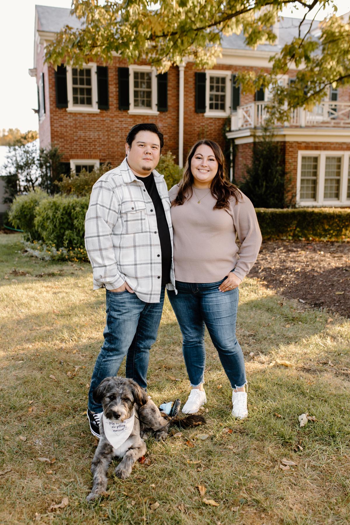 Engagement photos at French Park in Amberley, OH (10.2022)