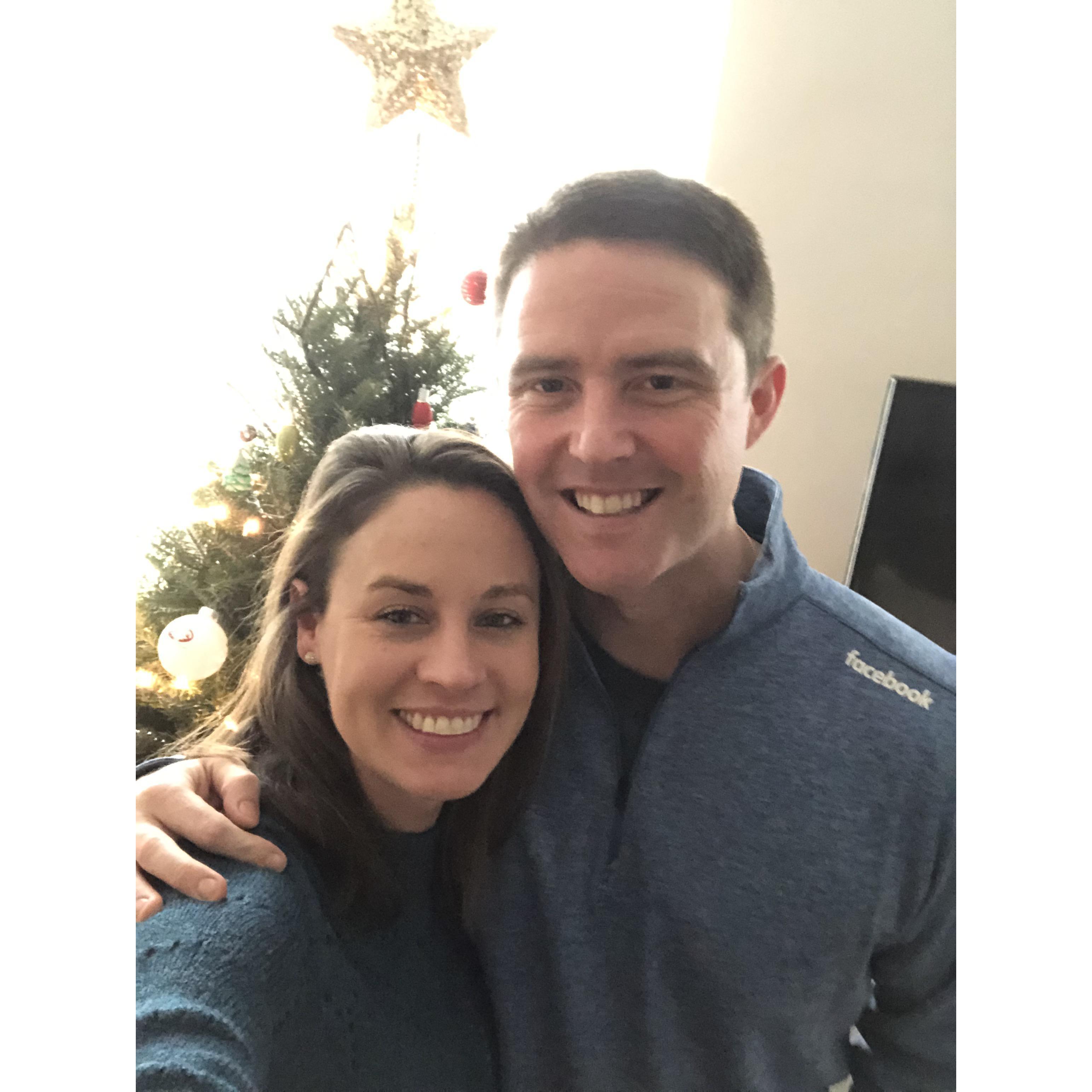 Our first photo together - December 2018