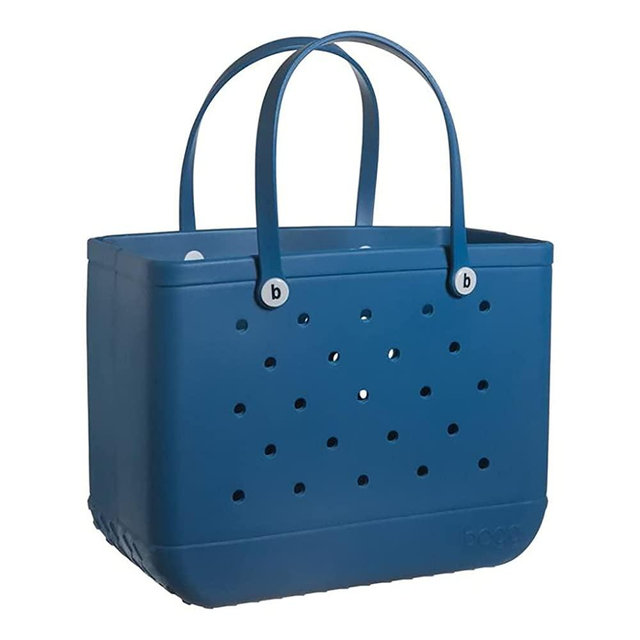 BOGG BAG X Large Waterproof Washable Tip Proof Durable Open Tote Bag for the Beach Boat Pool Sports 19x15x9.5