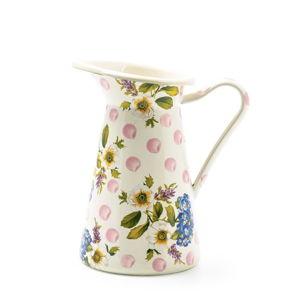 MacKenzie-Childs Wildflowers Pink Medium Practical Pitcher