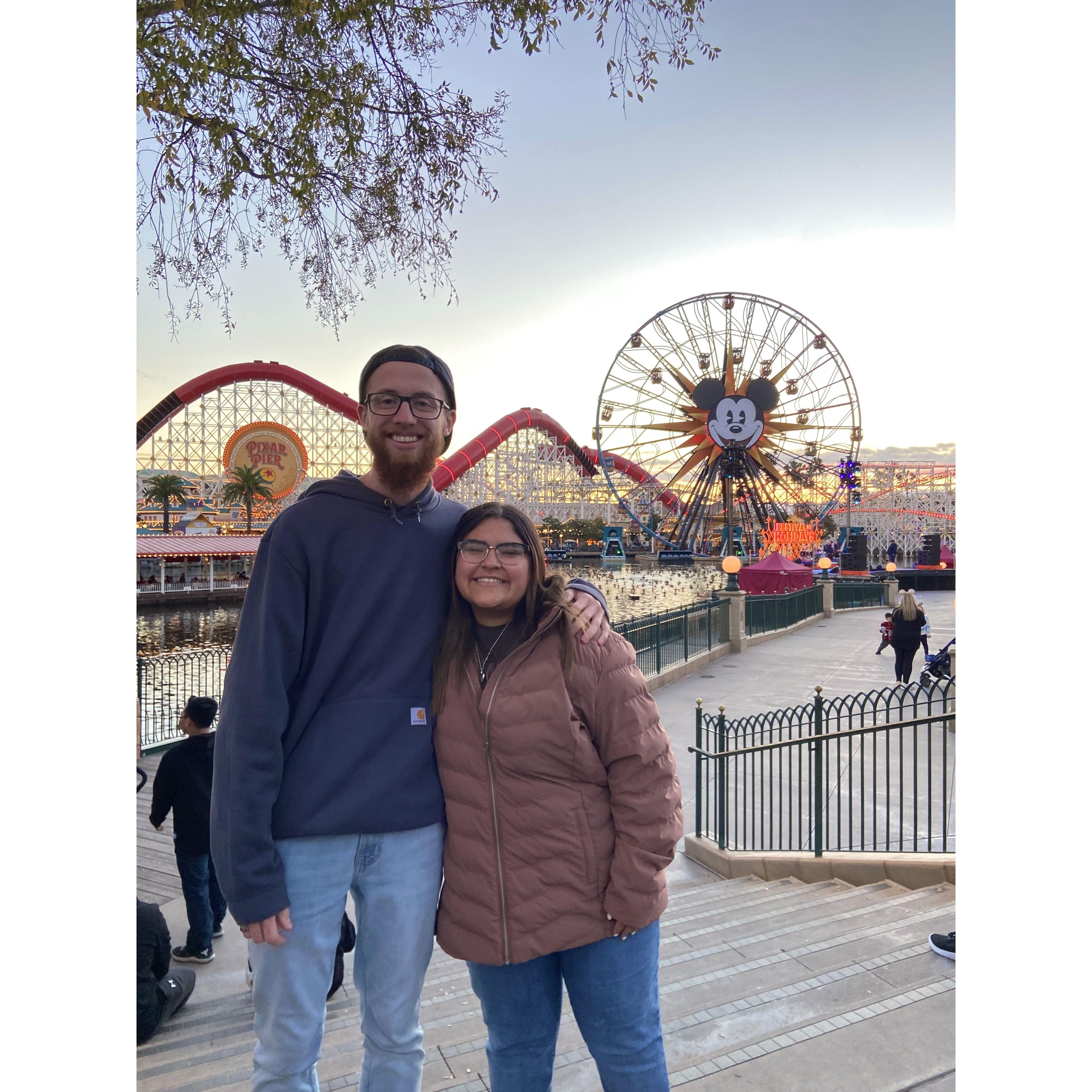 first disneyland trip together