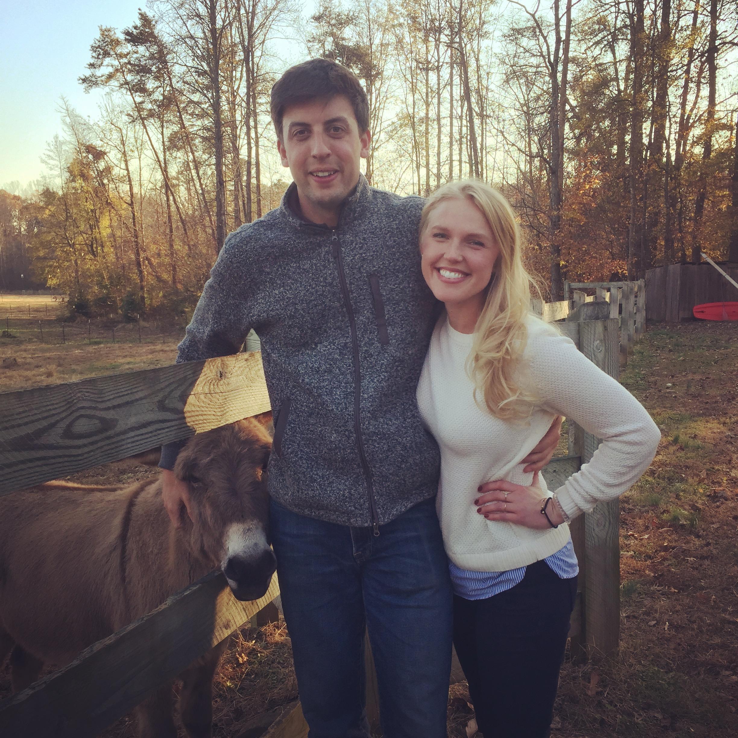 Lisa's first Berry Thanksgiving! Lisa won the family over with her Derby Pie (chocolate & bourbon) and Mac n Cheese! Abe proceeded to ride this beast of burden.